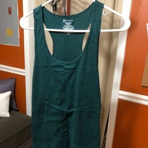 Green tank top